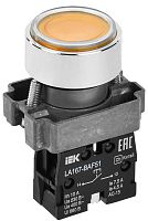 Кнопка управления LA167-BAF51 d=22мм 1з желтая | код BBT20-BAF51-1-22-67-K05 | IEK